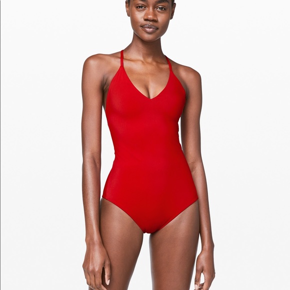 Lululemon Weave The Waves One Piece
Dark Red